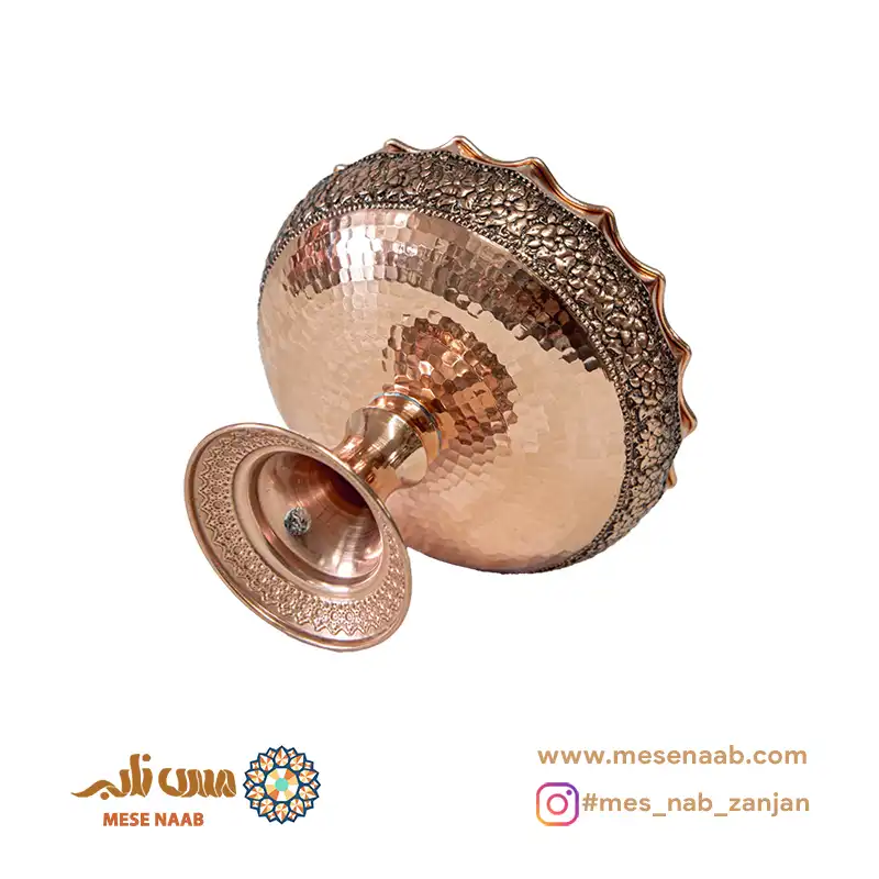 شکلات خوری مسی سیاه قلم گلستان نانو - تصویر 2