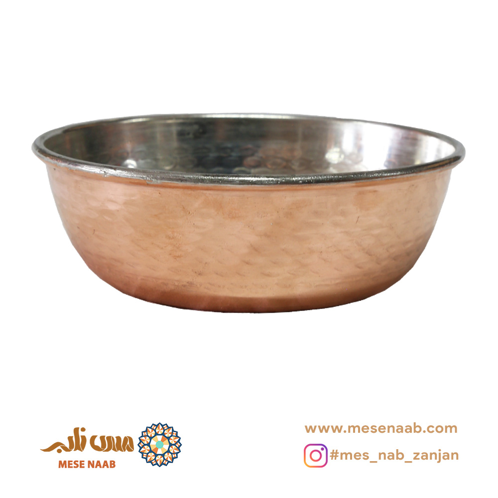 پیاله مسی داخل قلع