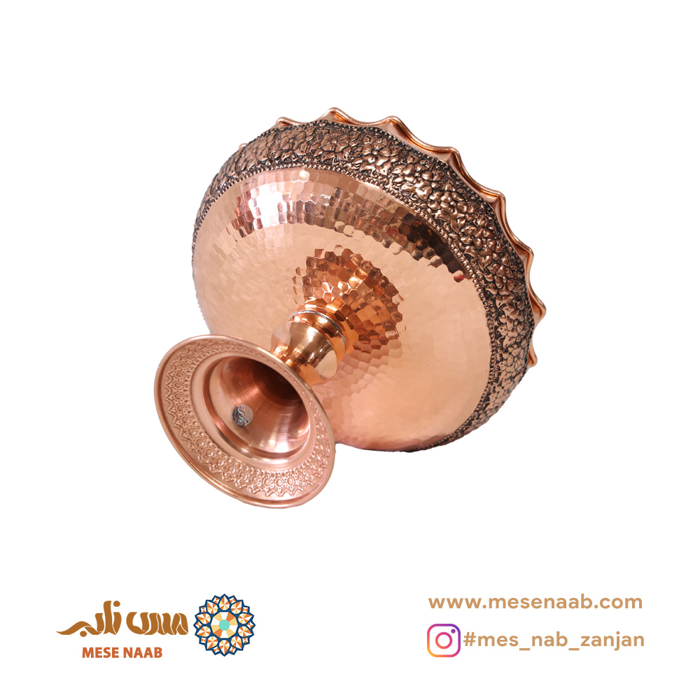 شکلات خوری مسی سیاه قلم گلستان نانو - تصویر 3