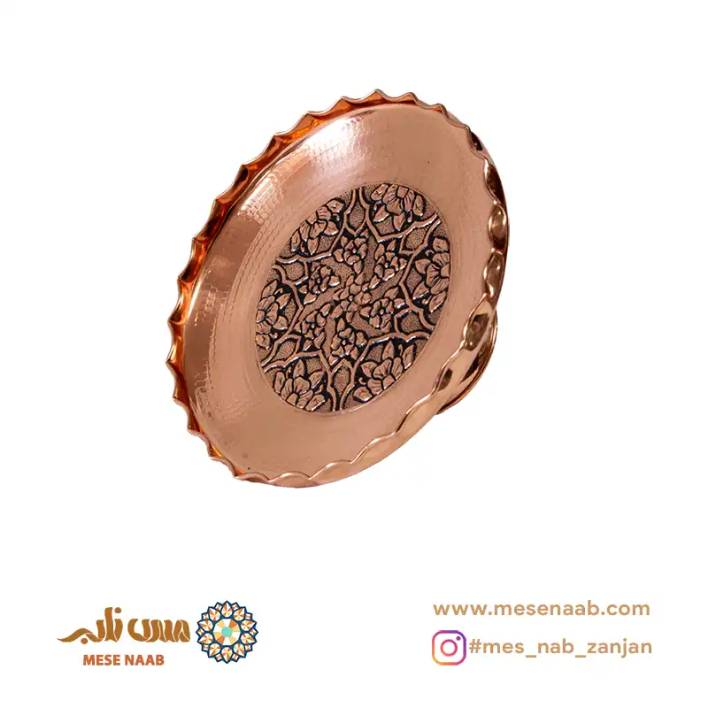 شیرینی خوری مسی سیاه قلم گلستان نانو - تصویر 4