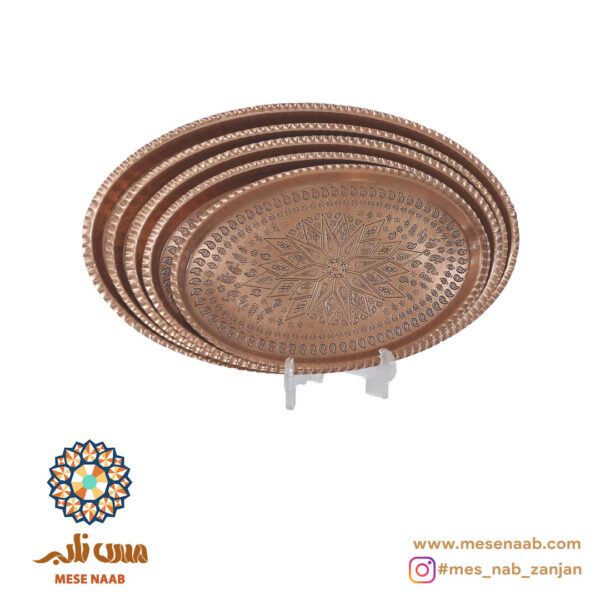 سینی بیضی قرمز نانو