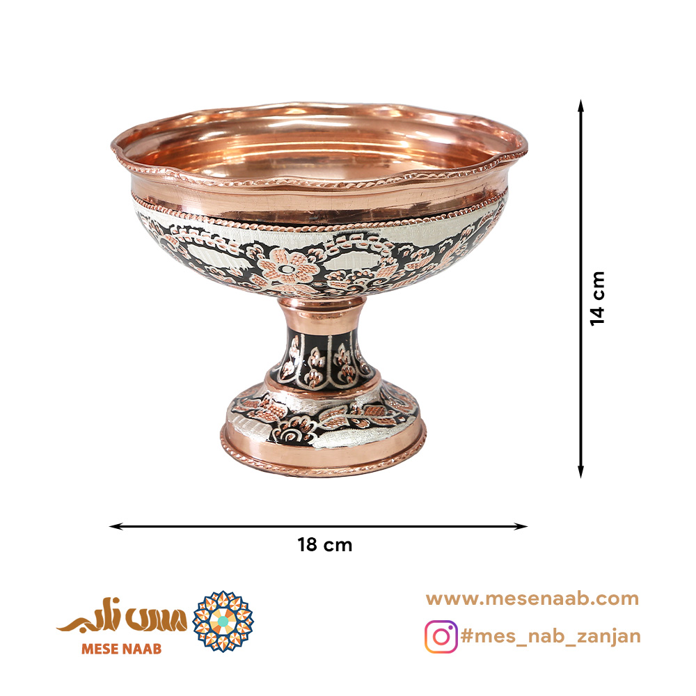 شکلاتخوری قجری نقرهکوب الماستراش نانو - تصویر 2