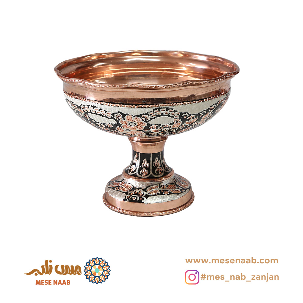 شکلاتخوری قجری نقرهکوب الماستراش نانو