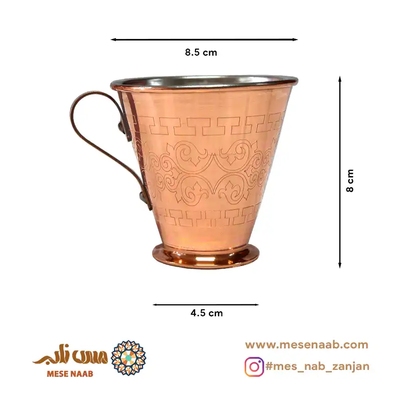 لیوان ساسانی متوسط طرحدار نانو - تصویر 2