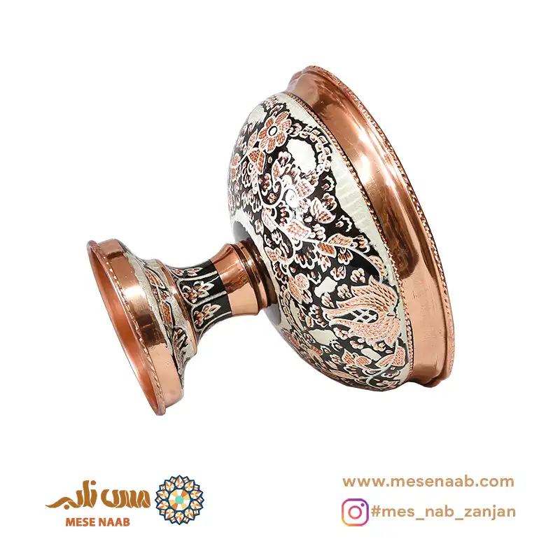شکلاتخوری قجری نقرهکوب الماستراش نانو - تصویر 3