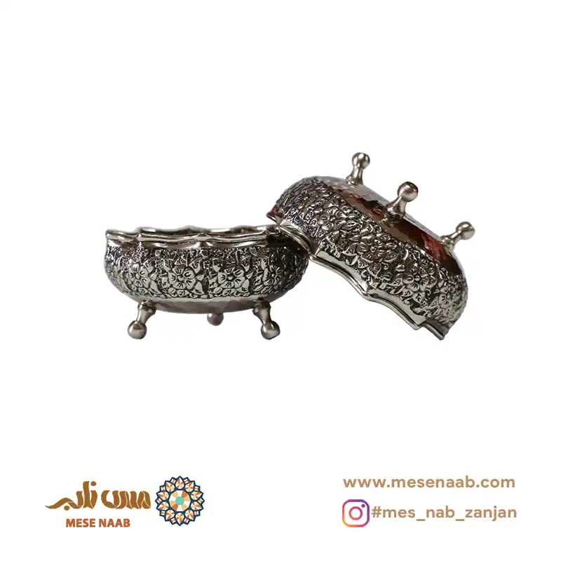 بستنیخوری سهپایه گلستان کروم - تصویر 4