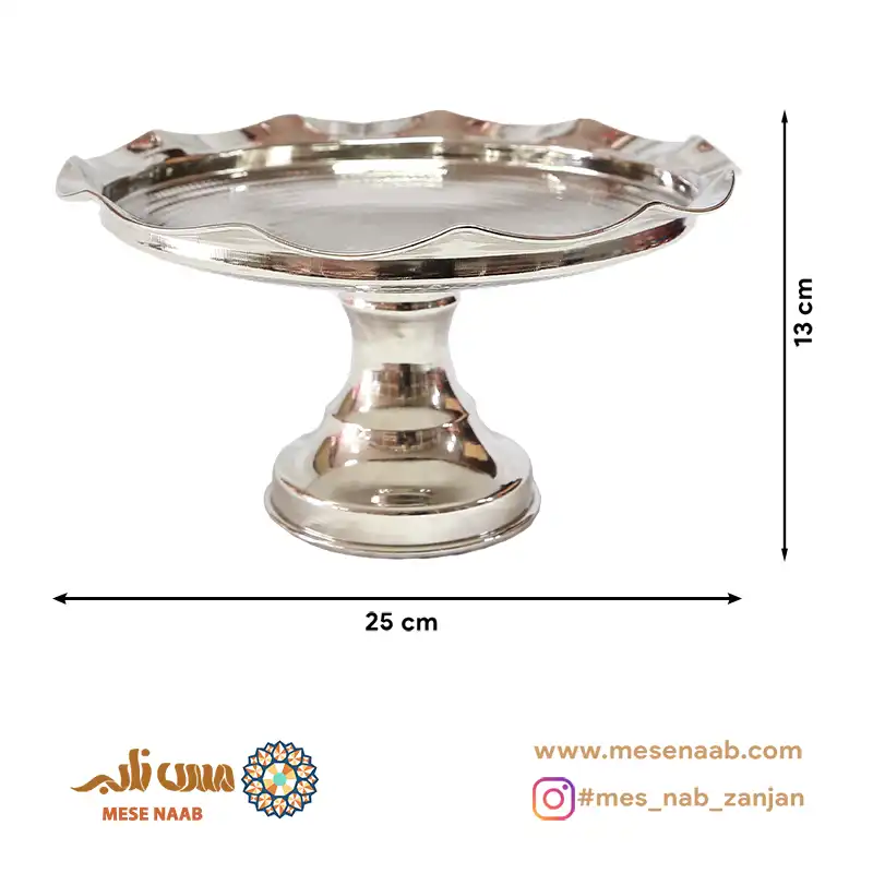 شیرینیخوری قجری کروم - تصویر 3