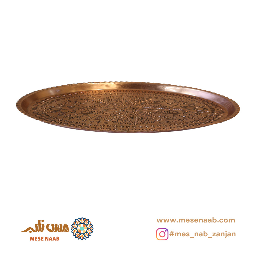 سینی بیضی مسی نانو الماس تراش - تصویر 2