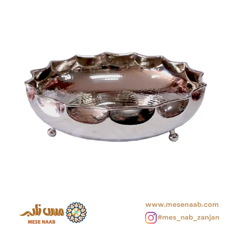 آجیل خوری سه پایه آفتابگردان کروم