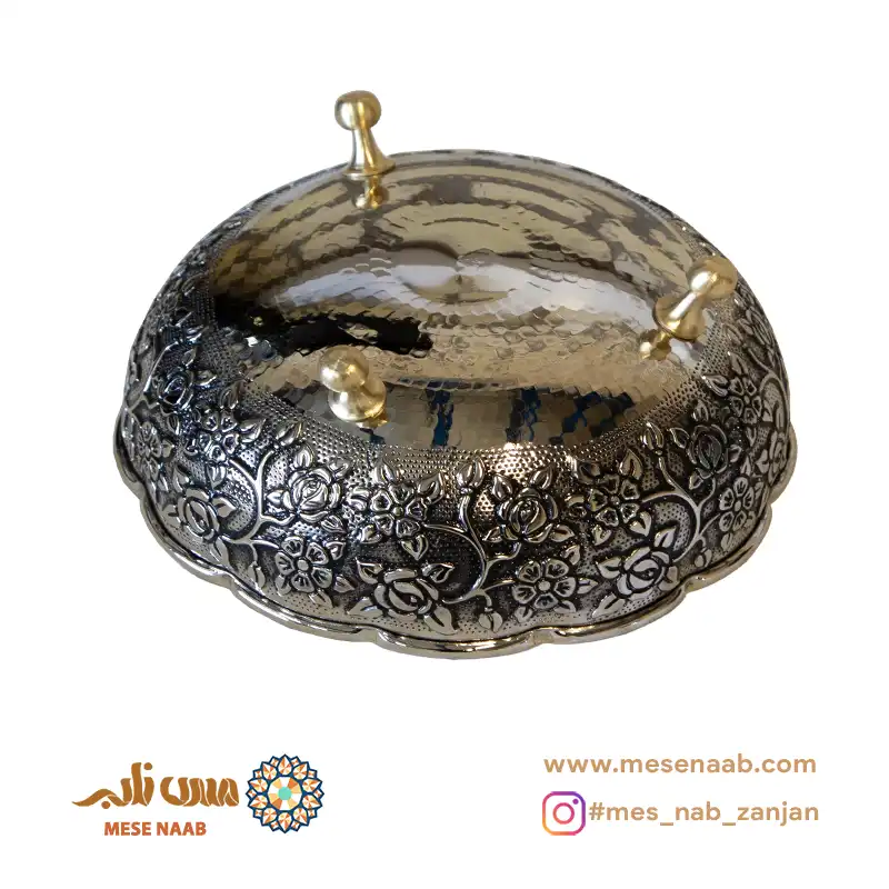 آجیل خوری سه پایه بهار کروم - تصویر 3