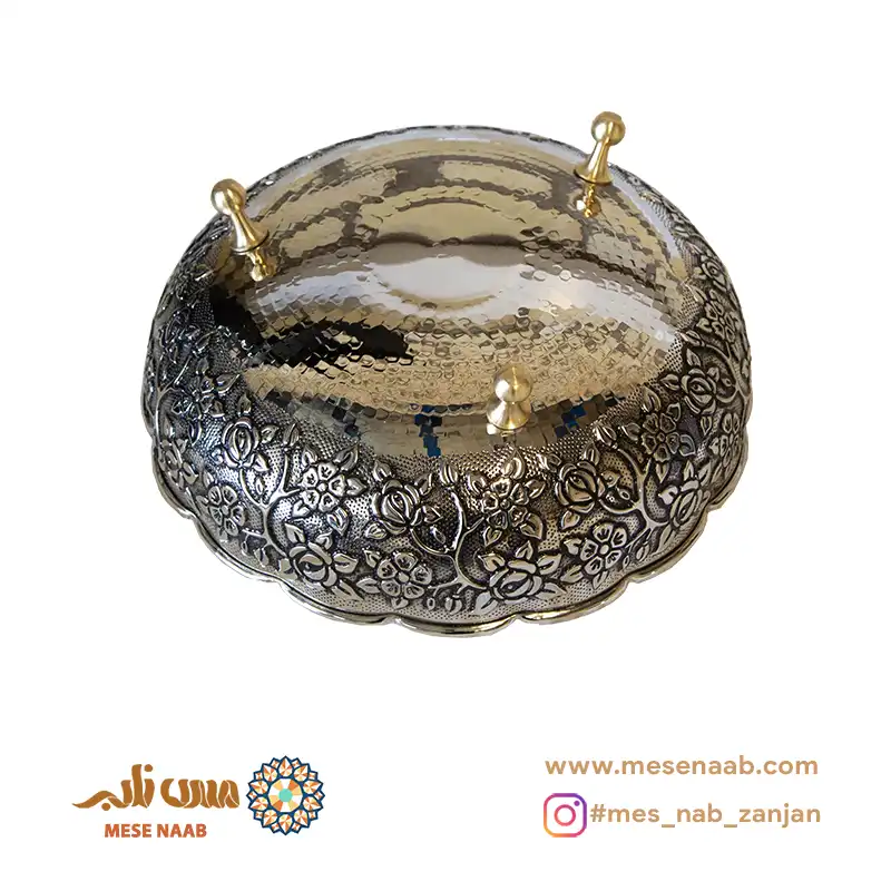 میوه خوری سه پایه بهار کروم - تصویر 2