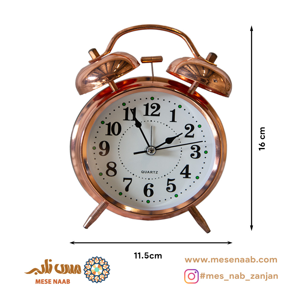 ساعت آبکاری مسی بزرگ - تصویر 2