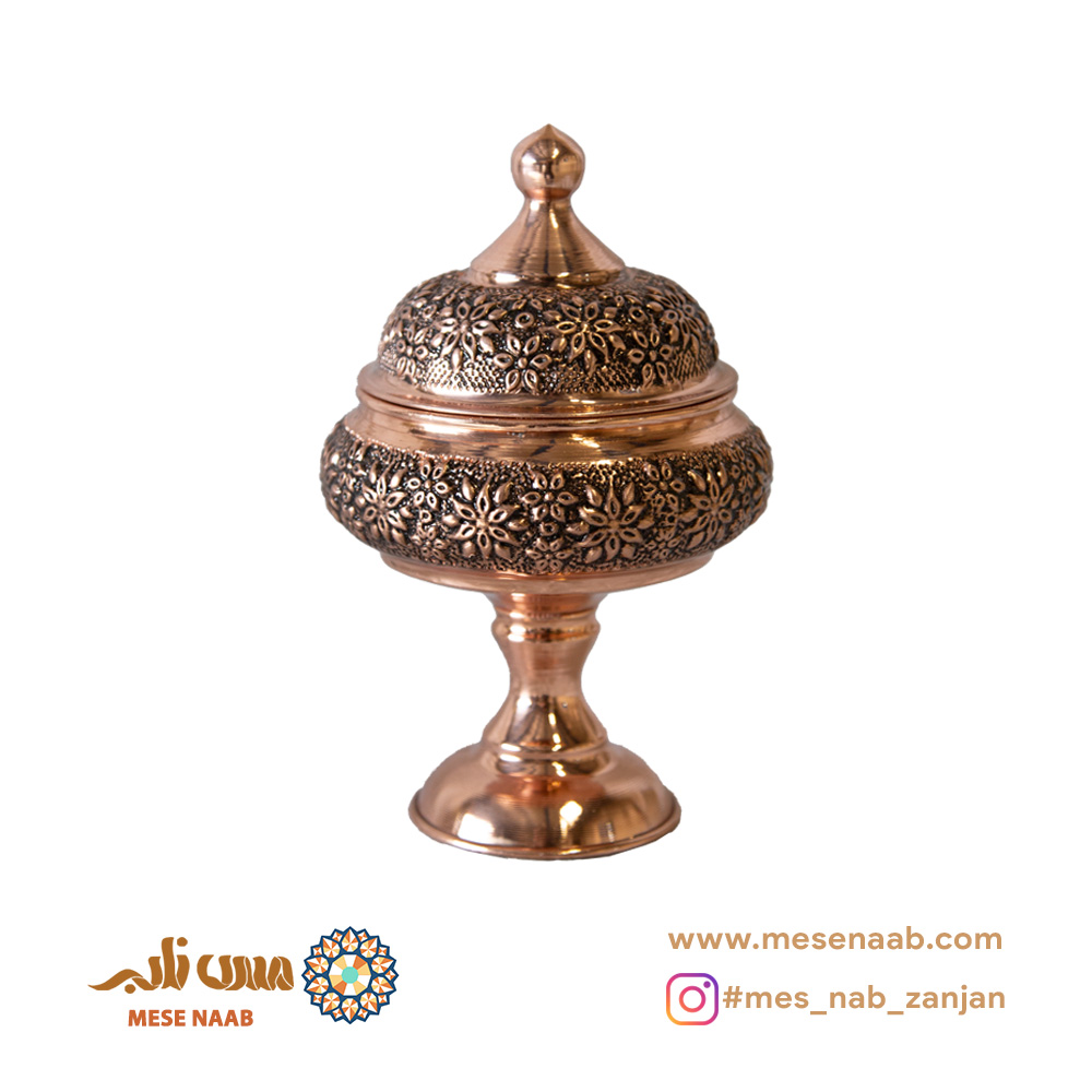 قندان رز شکمی پایه دار نانو