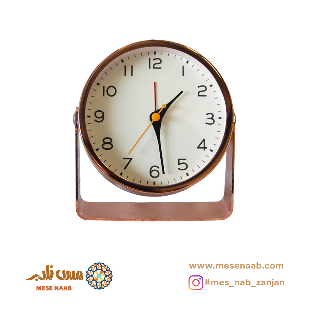 ساعت آونگ آبکاری مسی