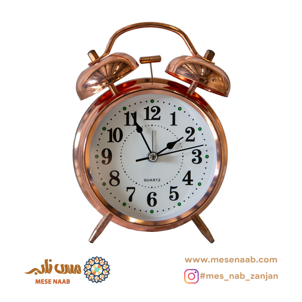 ساعت آبکاری مسی بزرگ