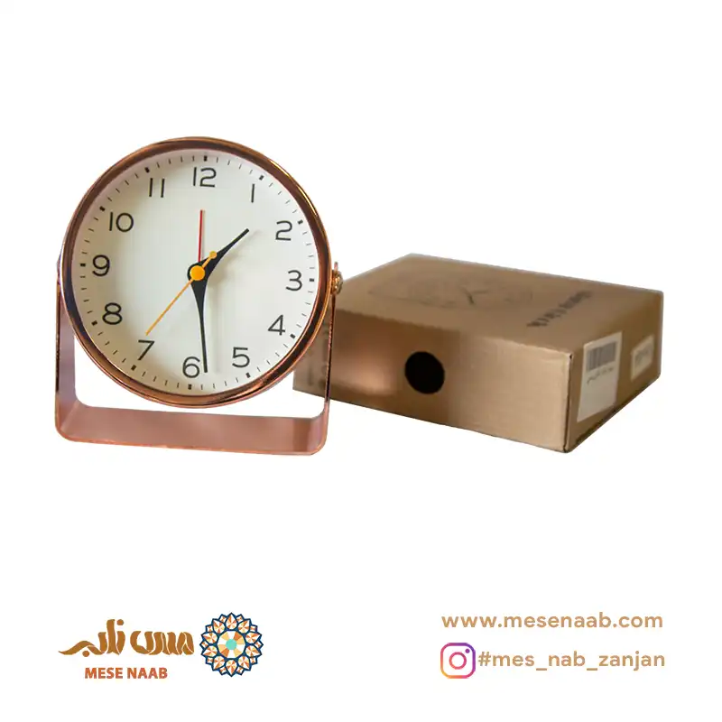 ساعت آونگ آبکاری مسی - تصویر 3