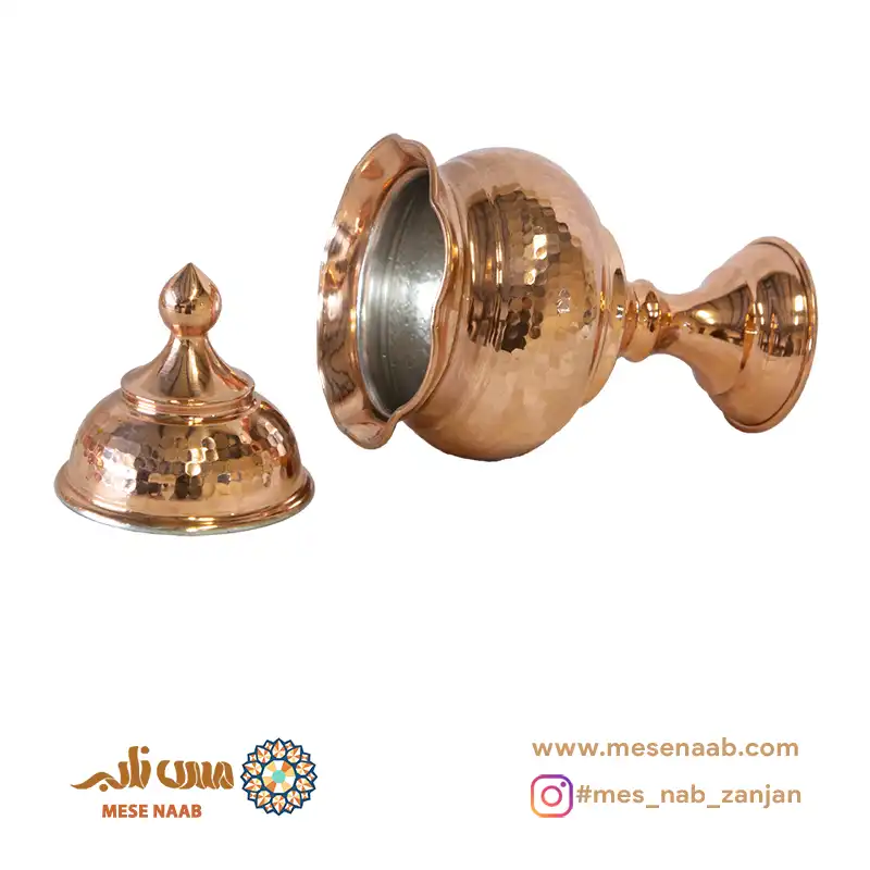 قندان توپی پایه دار لب کنگره دار نانو - تصویر 3