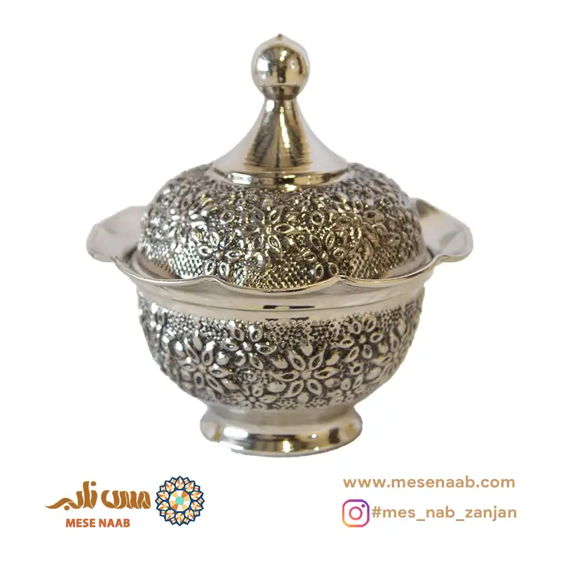 قندان رز کلاه فرنگی بدون پایه کروم