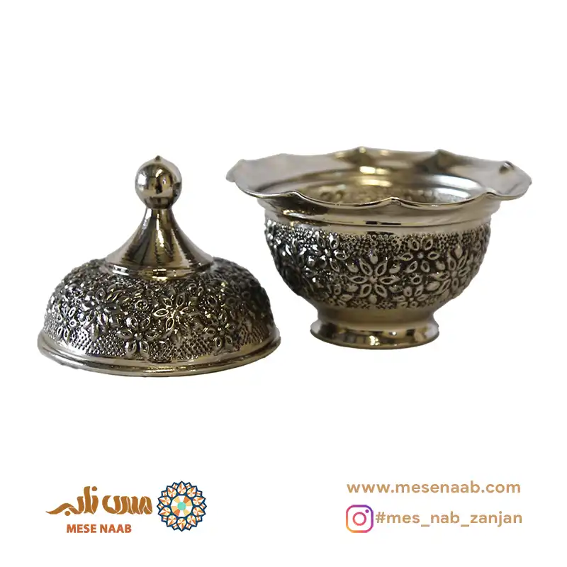 قندان رز کلاه فرنگی بدون پایه کروم - تصویر 3
