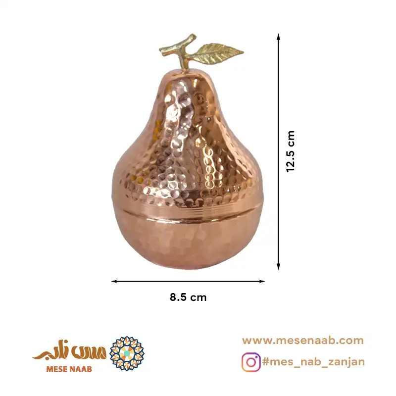 قندان گلابی چکشی نانو - تصویر 3