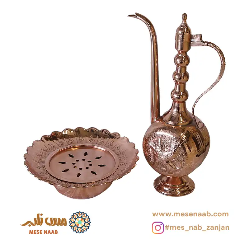 پک هدیه آفتابه لگن پرداختی قلم زنی کد (H13)