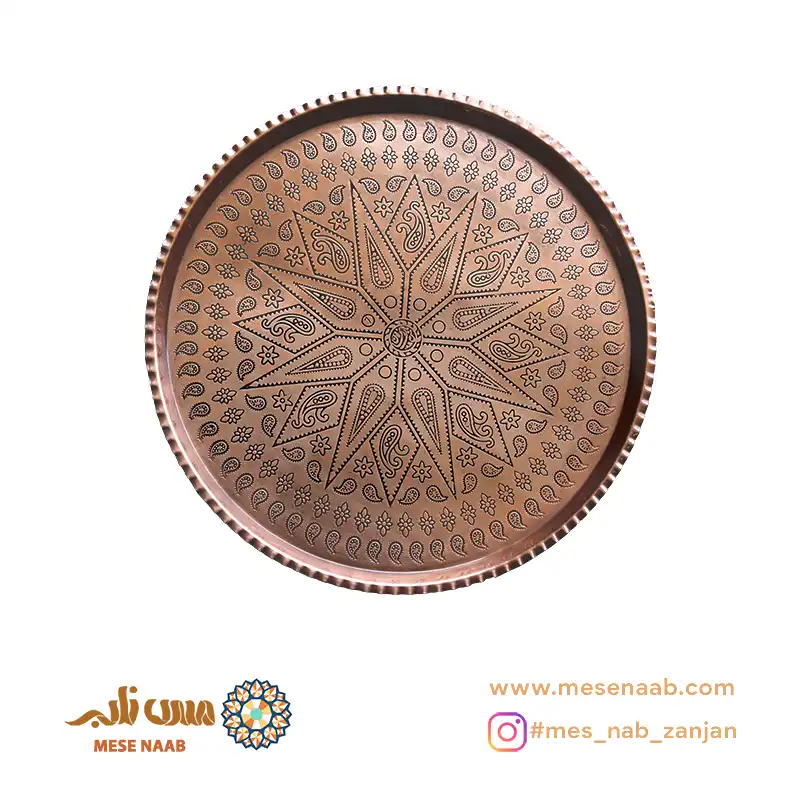 سینی گرد قرمز نانو سایز ۴