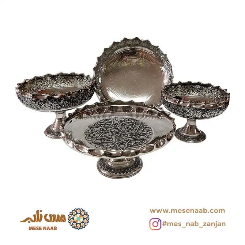 ست پذیرایی مسی گلستان کروم