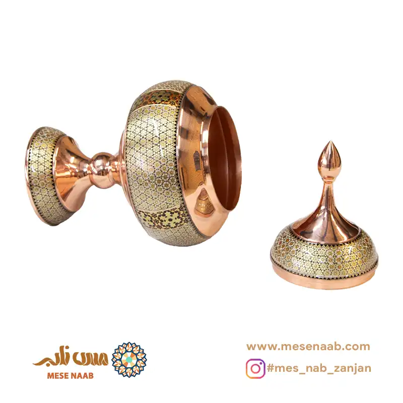 شکلات خوری ۲۵ خاتم مسی نانو - تصویر 4