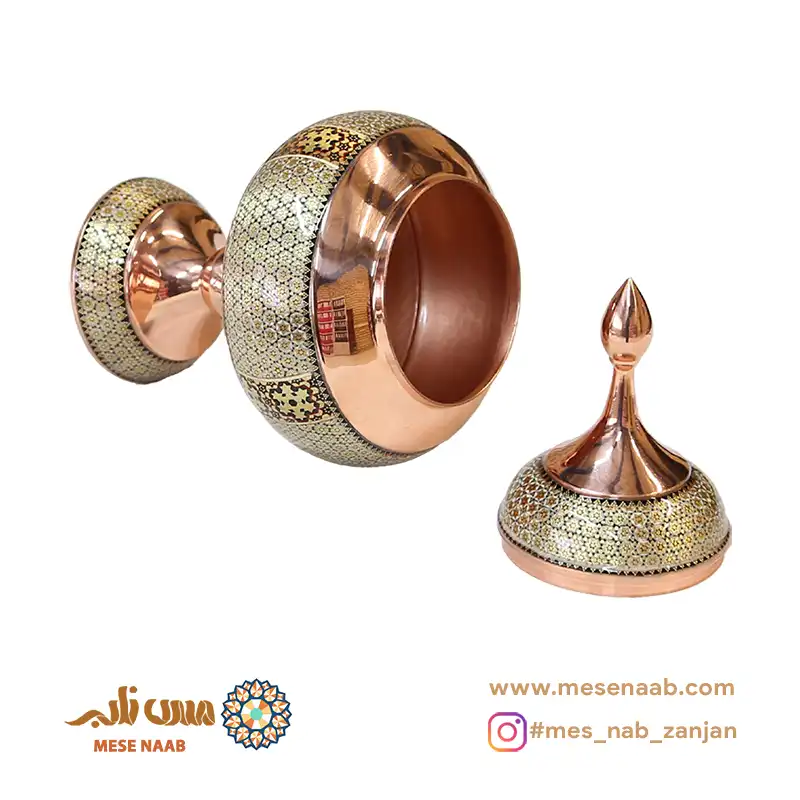 شکلات خوری ۲۵ خاتم مسی نانو - تصویر 3
