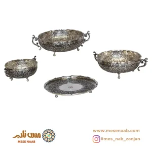ست سه پایه مسی بهار سلطنتی کروم