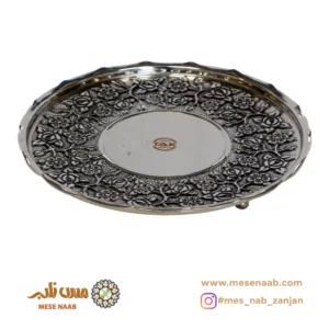 شیرینی خوری مسی سه پایه بهار کروم
