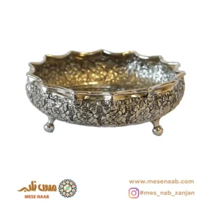 تخمه خوری مسی سه پایه گلستان کروم نانو