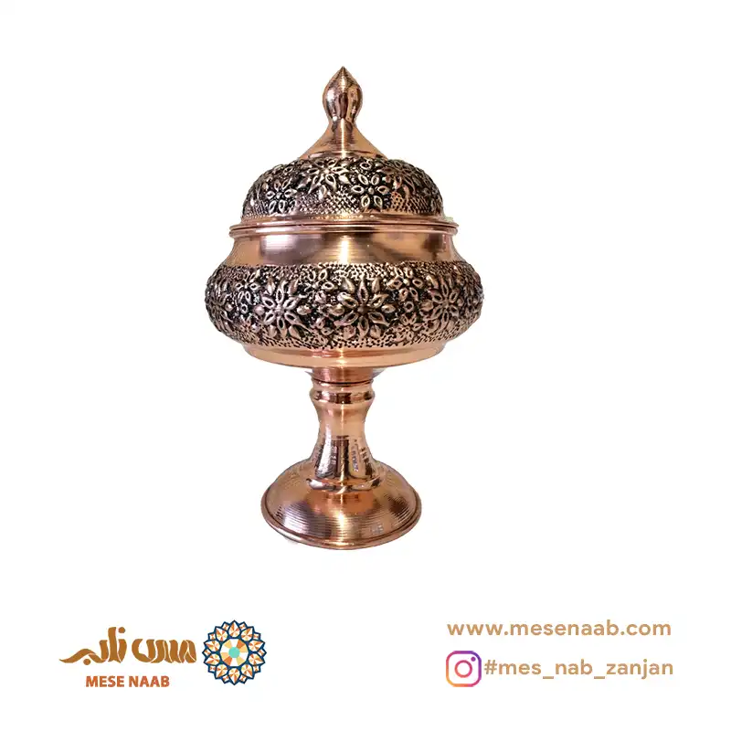 قندان رز پایه دار شکمی نانو